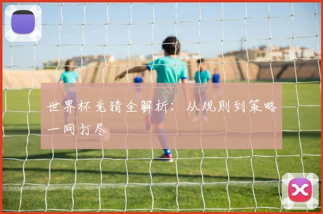世界杯竞猜全解析：从规则到策略一网打尽