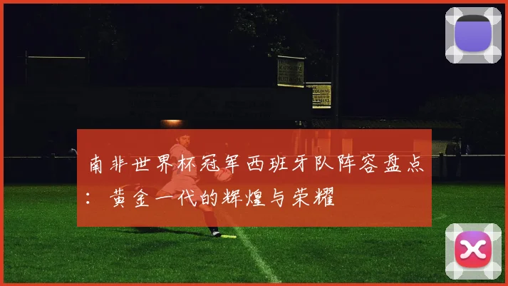 南非世界杯冠军西班牙队阵容盘点：黄金一代的辉煌与荣耀